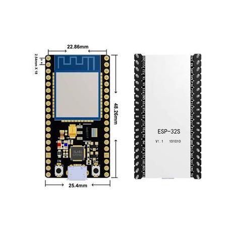 Esp32 38 Pin Micro Bluetooth+Wi-Fi Geliştirme Modülü