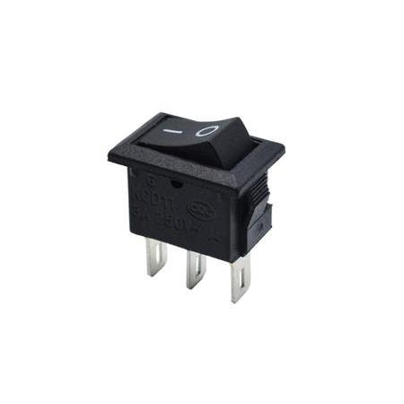 KCD11 OnOff Işıksız Mini Anahtar Siyah(3Pinli)