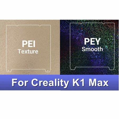 Creality K1 Max Çift Taraflı Pei-Pey Kaplı Yay Çeliği Tabla-310x315mm