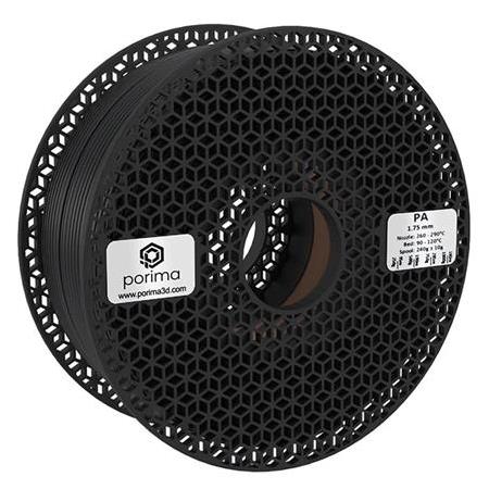 Porima Nylon PA 1.75mm Siyah Filament 1Kg
