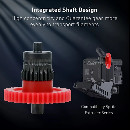 Creality Sprite Extruder Upgrade Dişli Seti(Sertleştirilmiş Çelik)