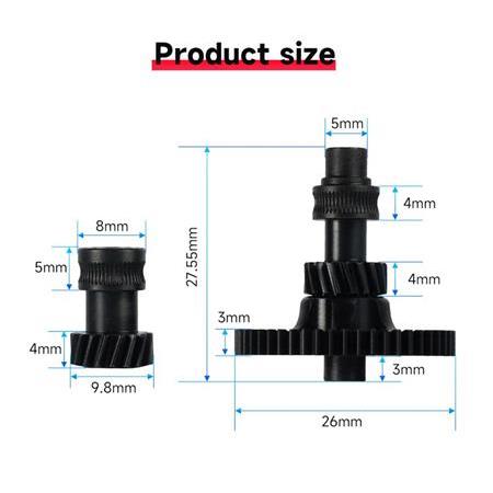 Voron Bm Extruder Dişlisi-Voron 2.4 CW1-CW2-Trident CW1-CW2(Helis Dişli)