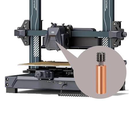 Elegoo Neptune 4-4 Pro Uyumlu Titanyum Bi Metal Barel