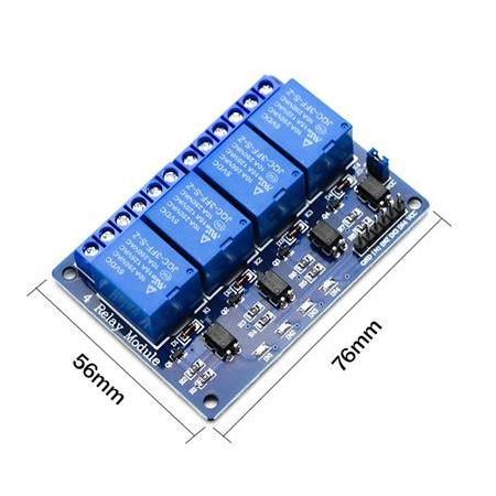 4 Kanallı 12V Röle Kartı