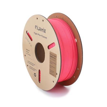 Filamix Yüksek Hızlı Hyper PLA+ Filament 1.75mm 1Kg-Gül Kırmızı