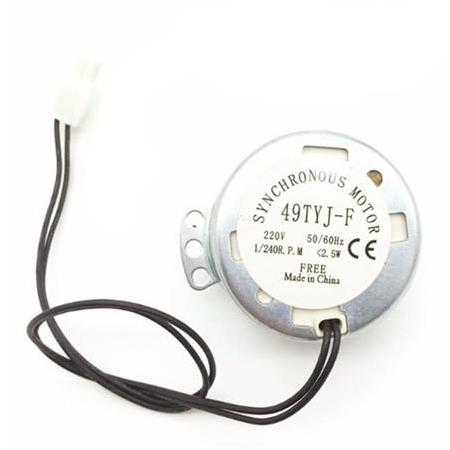 Ac Senkron Motor 49TYJ-F AC 220V 1/240 RPM 2.5W(mini kuluçka motoru)