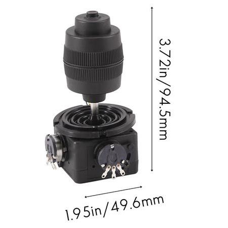 4 Eksen Joystick Üstten Butonlu 10K Pot. Ptz 4D Otomasyon Endüstriyel Vinç Kontrol(JH-D400X-R4)