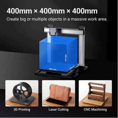 Snapmaker Artisan 3 in 1 3D Yazıcı-200w Cnc-10W Lazer(Kabinli)