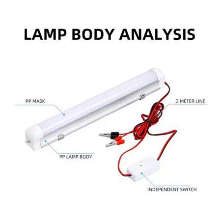 POWERMASTER PM-11060 60 CM AKÜ MAŞALI Anahtarlı 12 VOLT-10 WATT T8 İNCE LED LAMBA
