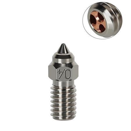 Ender 3 V3 SE-Ender 7-Ender 5 S1  Krom Zirkonyum Bakır CHT Nozzle 500°C(0.4mm)