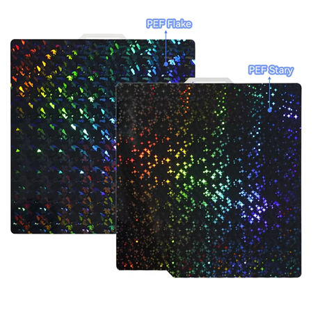 Bambu Lab X1 P1P A1 Çift Taraflı Pef Flake-Pef Stary Kaplı Yay Çeliği Tabla-257x257mm