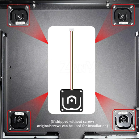 Creality K1C-K1-K1 Max Tabla Seviye Sensörü-Basınç Sensörü