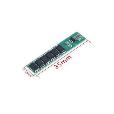 1S 15A BMS 3.7 V 18650 Lityum LiPo Pil Şarj Koruma Modülü