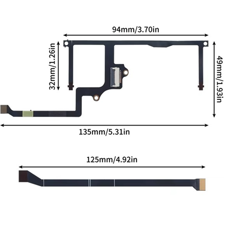 Bambu Lab H2D Uyumlu Takım Kafası Sensörü FPC Kablosu Seti