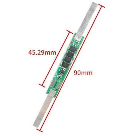 1S 6A BMS 3.7 V 18650 Lityum LiPo Pil Şarj Koruma Modülü(4MOS)