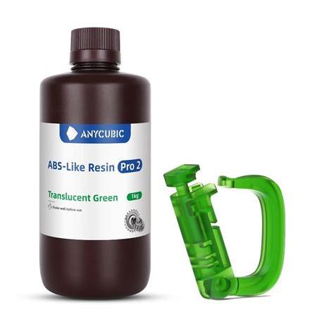 Anycubic ABS Like Resin Pro 2 UV Reçine 1Kg Şeffaf Yeşil