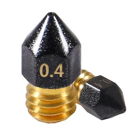 Mk8 Teflon Kaplı Pirinç Nozzle Creality Ender 3 Pro-V2-Cr10 Uyumlu(0.4mm)