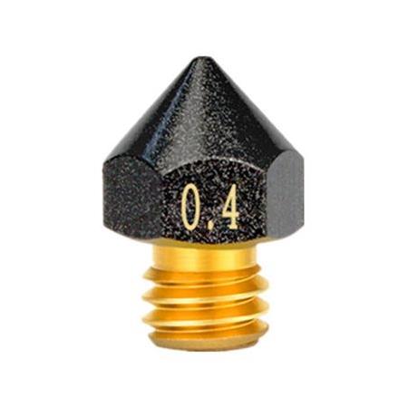 Mk8 Teflon Kaplı Pirinç Nozzle Creality Ender 3 Pro-V2-Cr10 Uyumlu(0.4mm)-Büyük Başlı