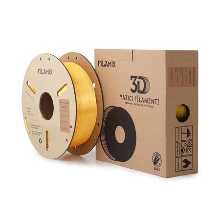 Filamix Silk PLA Filament 1.75mm 1Kg-Altın