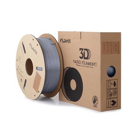 Filamix Silk PLA Filament 1.75mm 1Kg-Gümüş