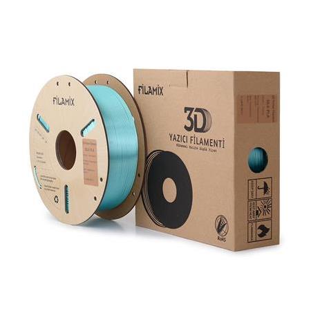 Filamix Silk PLA Filament 1.75mm 1Kg-Mint Yeşil