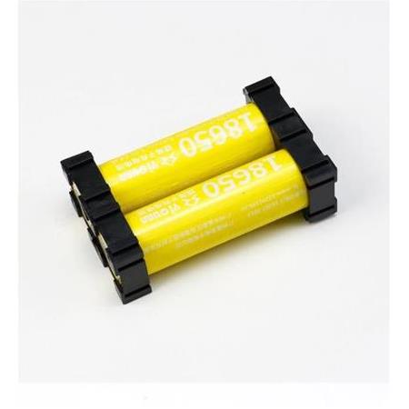 18650 Pil Tutucu Bracket İkili Geçmeli(ABS Plastik)