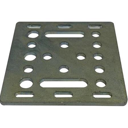 20x20 V Slot Sigma Profil Araba Plakası Gri