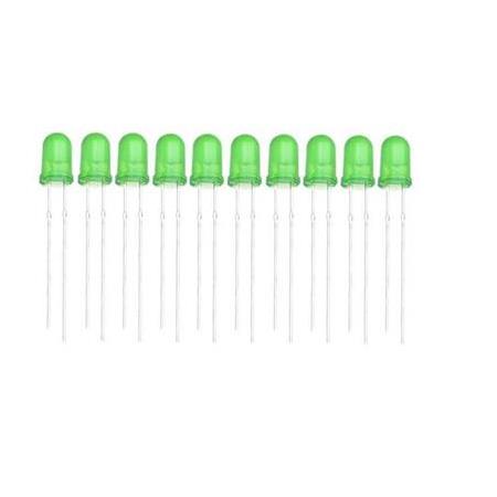 5mm Yeşil Led Paketi - 10 Adet