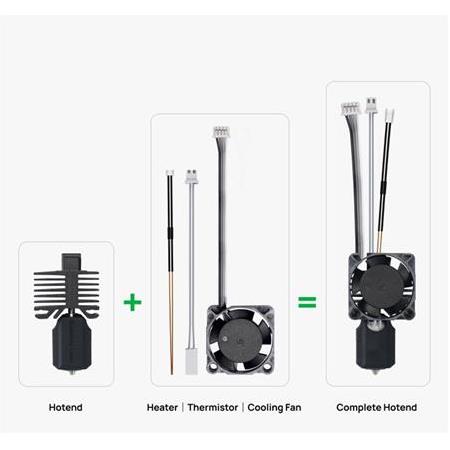 Bambu Lab X1 Serisi 0.6mm Hotend Seti-Sertleştirilmiş Çelik-FAH005