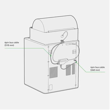 Bambu Lab AMS Bus Kablosu 6pin-1,5mt-CAB004