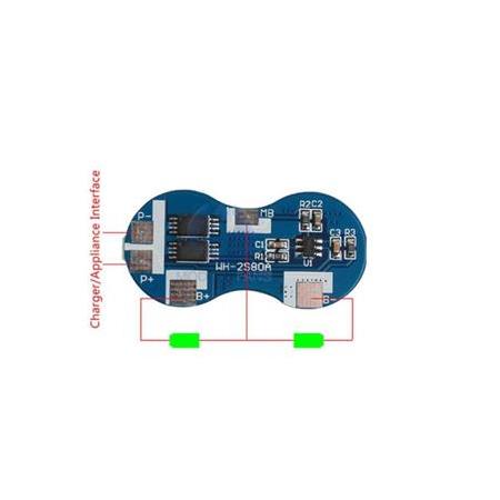 2S 4A BMS 7.4V 18650 Lityum LiPo Pil Şarj Koruma Modülü