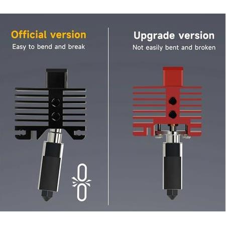 Bambu Lab X1-X1C Uyumlu Yükseltilmiş Hotend TZ V2.0 Bi Metal Full Hotend Seti(Kırmızı)