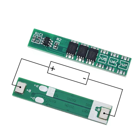 1S 4.5A BMS 3.7V 18650 Lityum LiPo Pil Şarj Koruma Modülü