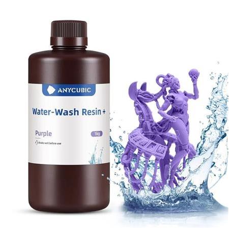 Anycubic Water Washable(Suda Yıkanabilir) UV Reçine 1Kg Mor