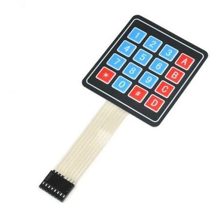 4x4 Membran Tuş Takımı Keypad(16 Buton)
