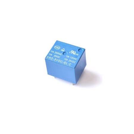 Röle 5VDC 250v 10A 5 Pin SRD SL C RELAY Mavi