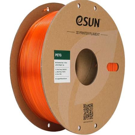 Esun PETG Filament Transparan Turuncu 1.75mm 1000gr