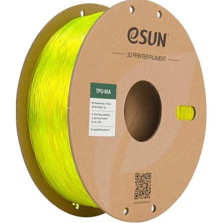 Esun TPU 95A Filament Transparan Sarı 1.75mm 1000gr