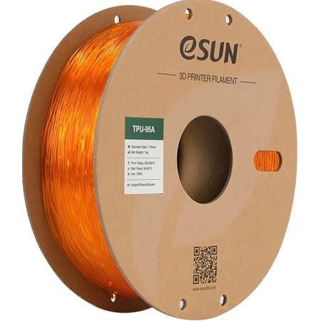 Esun TPU 95A Filament Transparan Turuncu 1.75mm 1000gr