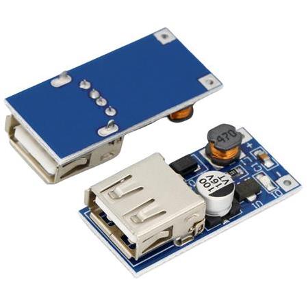 DC 5V 600 mA USB Çıkışlı Voltaj Yükseltici Regülatör Kartı-Step Up(Mavi Board)