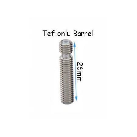 M6x26mm Setli Teflonlu Barrel(3x2 Teflonlu)