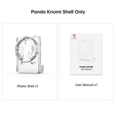 BIGTREETECH Panda Knomi Plastik Ön Vizör Kapağı-Bambu Lab A1 Serisi Uyumlu