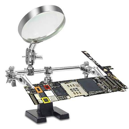 Üçüncü El Elektronik PCB Kart Tutucu Büyüteçli