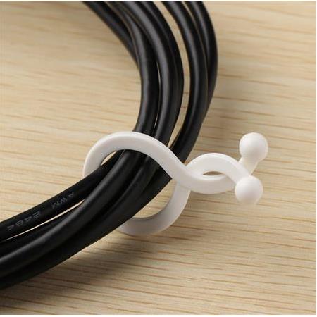 Beyaz Bükülebilir Klips(7.6-10.2mm)(50 Adet)