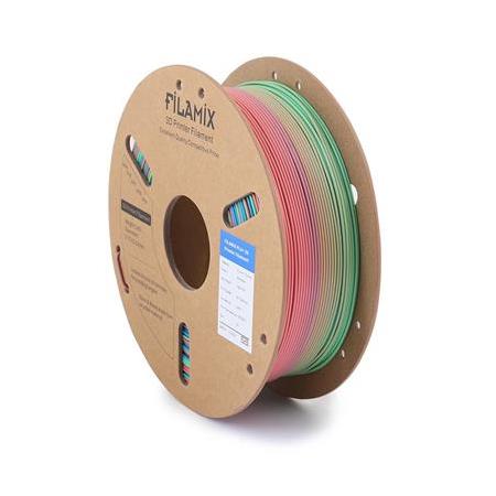 Filamix PLA+ Filament 1.75mm 1Kg (100mm/s) Rainbow