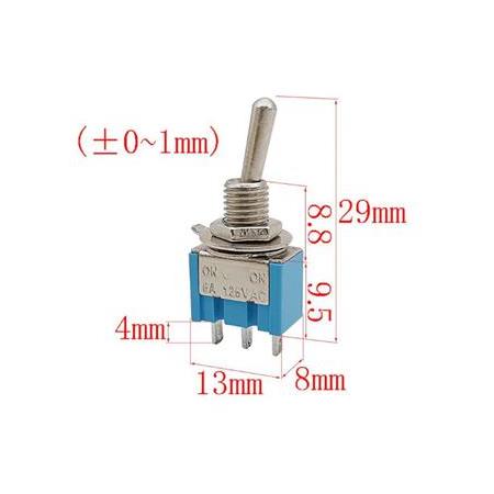 MTS203 ON-OFF-ON Toggle Switch