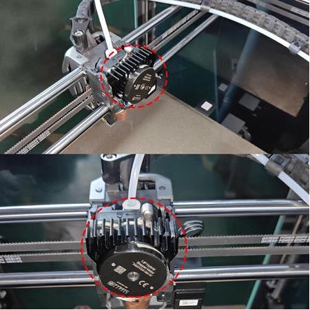 Creality K1C-K1-K1 Max Extruder Motor Üstü Alüminyum Soğutucu(Gümüş)