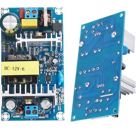 220VAC-12VDC 6A SMPS (Anahtarlamalı Güç Kaynağı) Kartı-70W