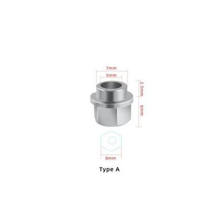 6mm Eksantrik somun Boğazlı(Delik Çapı 5mm)