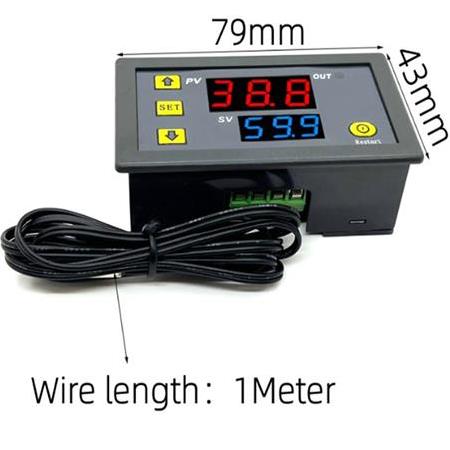 W3230 Röle Çıkışlı Dijital Termostat 220V Sıcaklık Kontrol Cihazı